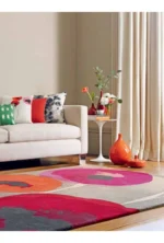 sanderson poppies redorange pure wool designer rug sanderson poppies redorange pure wool designer rug undefined 2 360x