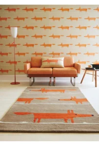 scion mr fox rug cinnamon pure wool designer rug scion mr fox rug cinnamon pure wool designer rug undefined 2 360x