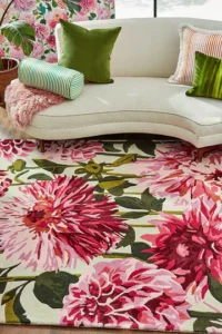 harlequin dahlia fuchsia palm pure wool designer rug harlequin dahlia fuchsia palm pure wool designer rug undefined 2 360x