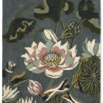 wedgwood waterlily midnight pond pure wool designer rug wedgwood waterlily midnight pond pure wool designer rug undefined 1 360x