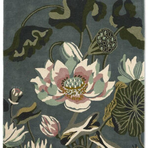 wedgwood waterlily midnight pond pure wool designer rug wedgwood waterlily midnight pond pure wool designer rug undefined 1 360x