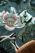 wedgwood waterlily midnight pond pure wool designer rug wedgwood waterlily midnight pond pure wool designer rug undefined 3 360x