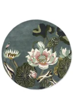 wedgwood waterlily midnight pond pure wool designer rug wedgwood waterlily midnight pond pure wool designer rug undefined 7 360x