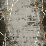 Aldora Digital Printed Dot Base Fringed NonSlip Carpet