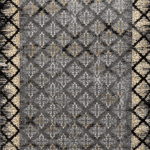 Modern Vintage Carpet 53953, Navy Blue