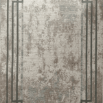Olympia Grey Border OL03 Rug