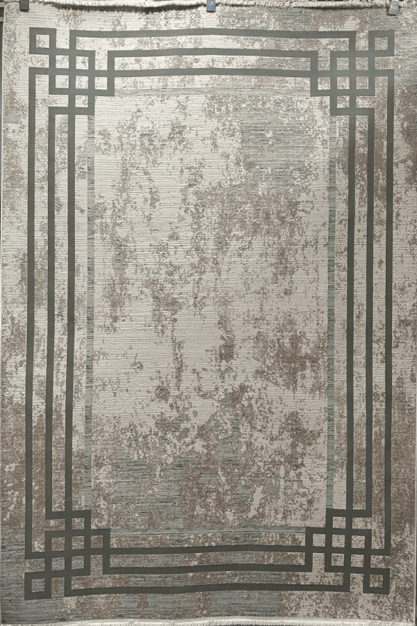 Olympia Grey Border OL03 Rug