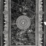 Modern living room carpet Suni silver Versach