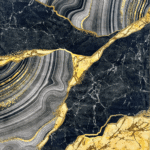 Marble Rug, Living Room Rug, Black Grey Gold Marble Rug, Pattern Rug, Design Art Modern Custom, Home Decor Rug, Black Grey Marble e1234