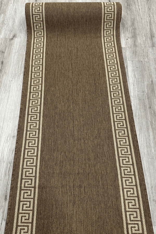 Havana Brown Indoor Kitchen Mats Gel Back Washable