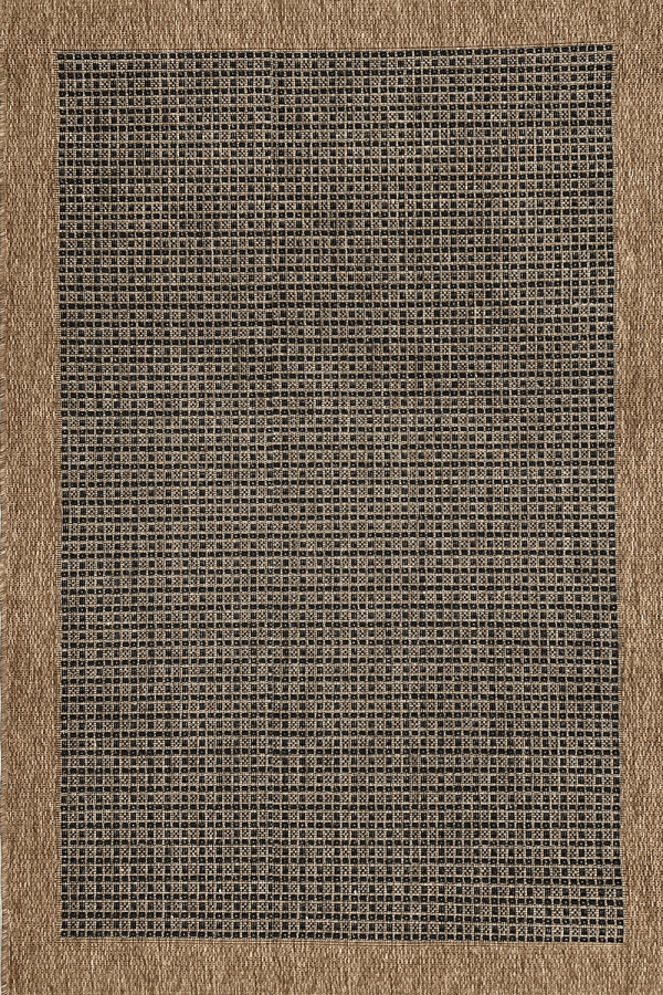 Checkers Shale Woven Wool Custom Rug Swatch With Attached Rug Pad