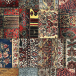 Modern Patchwork Claris Rug, Full Color, Code 100224