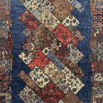 New and Stylish Modern Patchwork Rug Model
