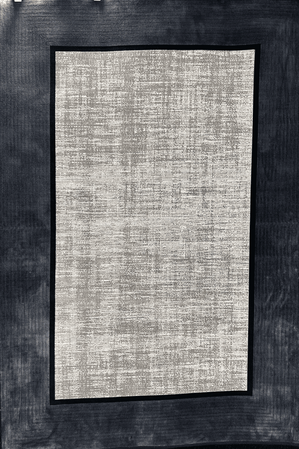 STYLEMEHOME RUG Hand Woven Luxury Premium Silk Carpet with 1 Inch Pile Height Grey Charcoal-2