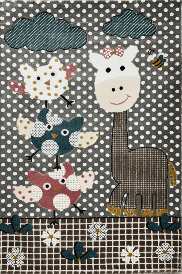 Children's Giraffe Rug, 500 Weaves, Code 28A50606