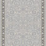 Silva Collection Grey Persian Floral Rug – Code 551