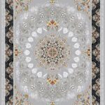 Silva Collection Silver Persian Medallion Rug – Code 562 N