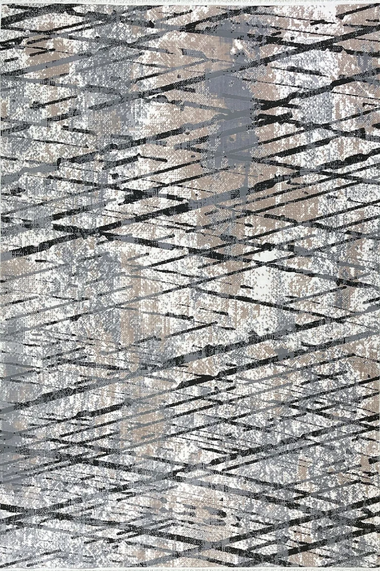 Silver Vintage Persian Rug