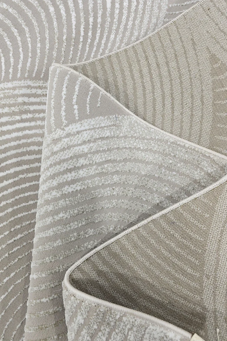 Roma Cream & Beige Modern Rug