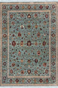 Kohan Blue Persian-Style Washable Rug