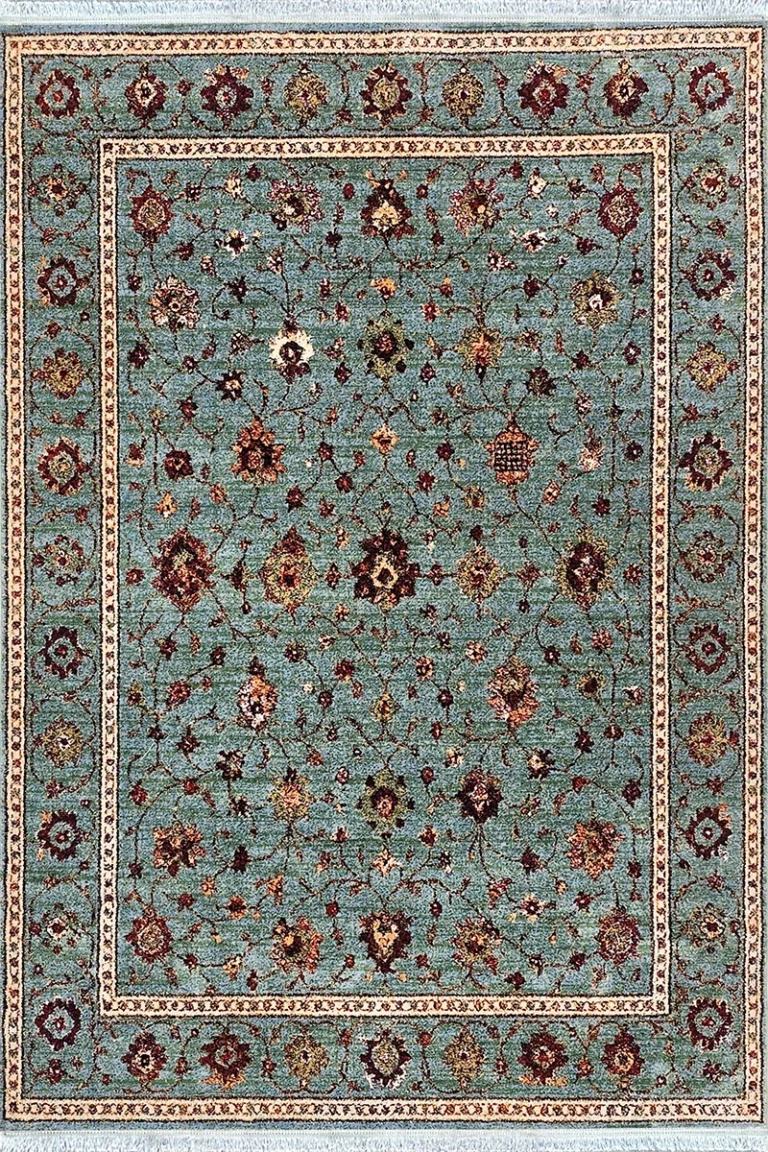 Kohan Blue Persian-Style Washable Rug