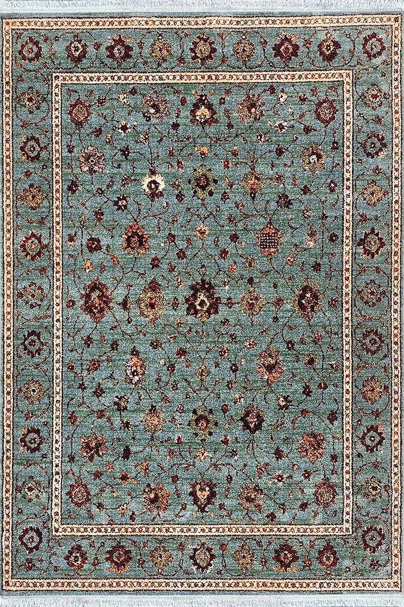 Kohan Blue Persian-Style Washable Rug