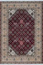 Kohan Geometric Red Area Rug