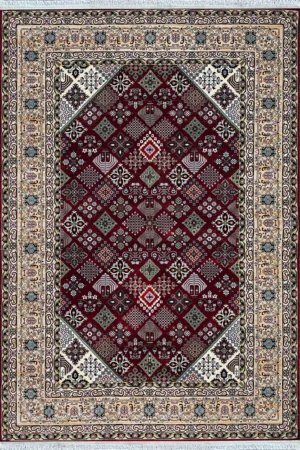 Kohan Geometric Red Area Rug