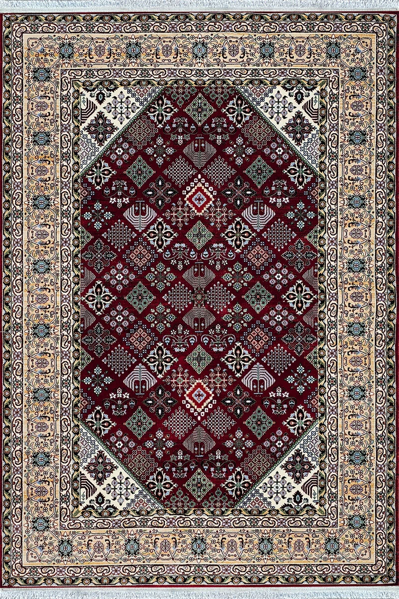Kohan Geometric Red Area Rug