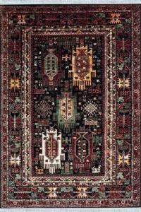 Classic Souran Red & Navy Rug