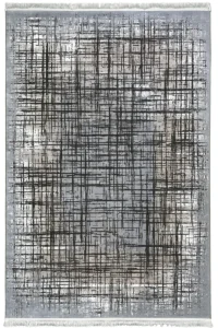 Vienna Silver Crosshatch Rug