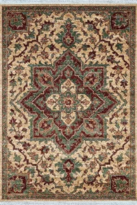 Kohan Persian-Style Cream & Beige Rug