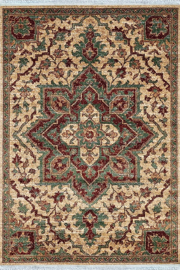 Kohan Persian-Style Cream & Beige Rug
