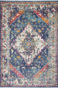 Delicate Medalion Multi Coloured Rug