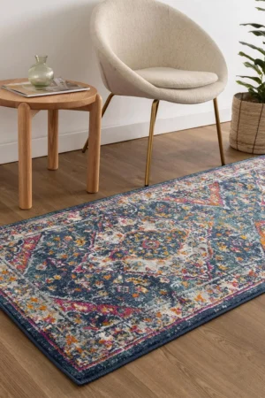 Delicate Medalion Multi Coloured Rug