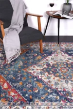 Delicate Medalion Multi Coloured Rug - Image 3