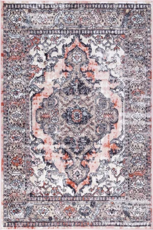 Vintage Persian Medallion Area Rug