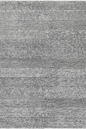 Chunky Textured Charcoal Grey Area Rug
