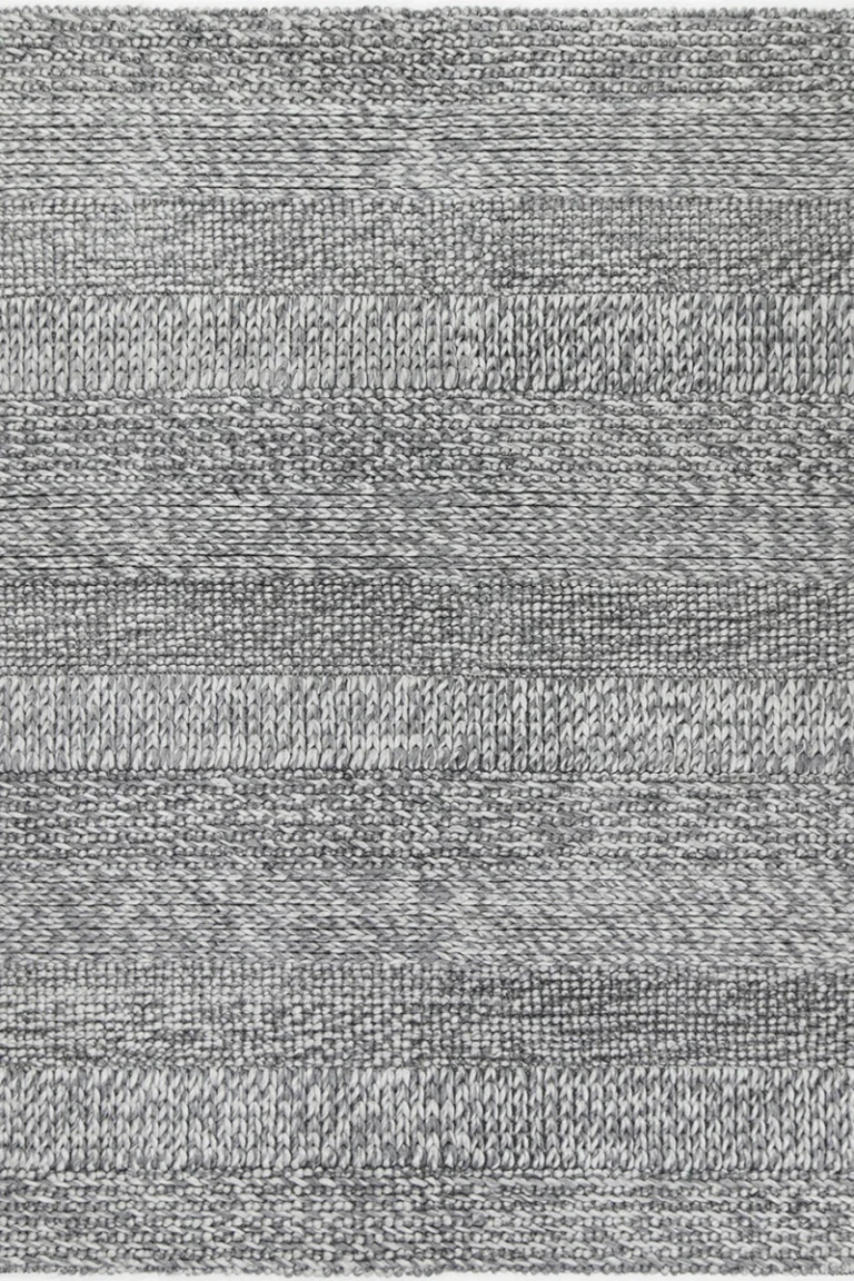 Harlow Grace Charcoal Wool Blend Rug