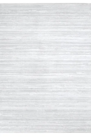 Linear Contemporary Grey Area Rug